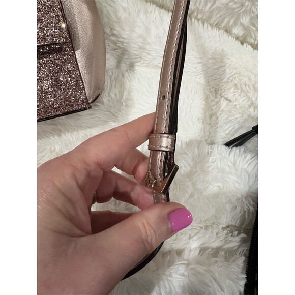 Kate Spade New York Crossbody Satchel Top Handle Bag Pink Small 10x7x3 - Picture 5 of 14